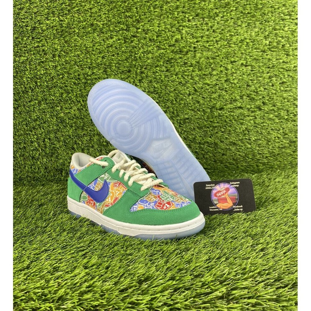 Nike Dunk Low Foam Finger Stadium Green Grade School Sz 6.5Y DZ5184300 Brand New